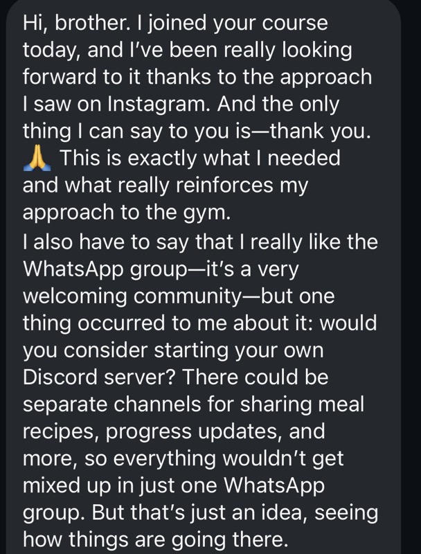 Member feedback 7